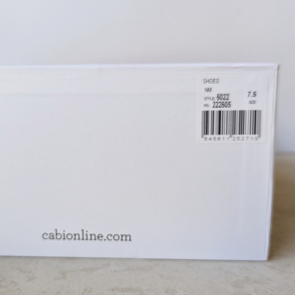 Cabi Yellow Blue Kitten Heel Mule Style Shoes Size 7 - 7.5 Cabi Style 6022 - Picture 7 of 9